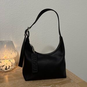 BAGGU Mini Recycled Leather Shoulder Bag